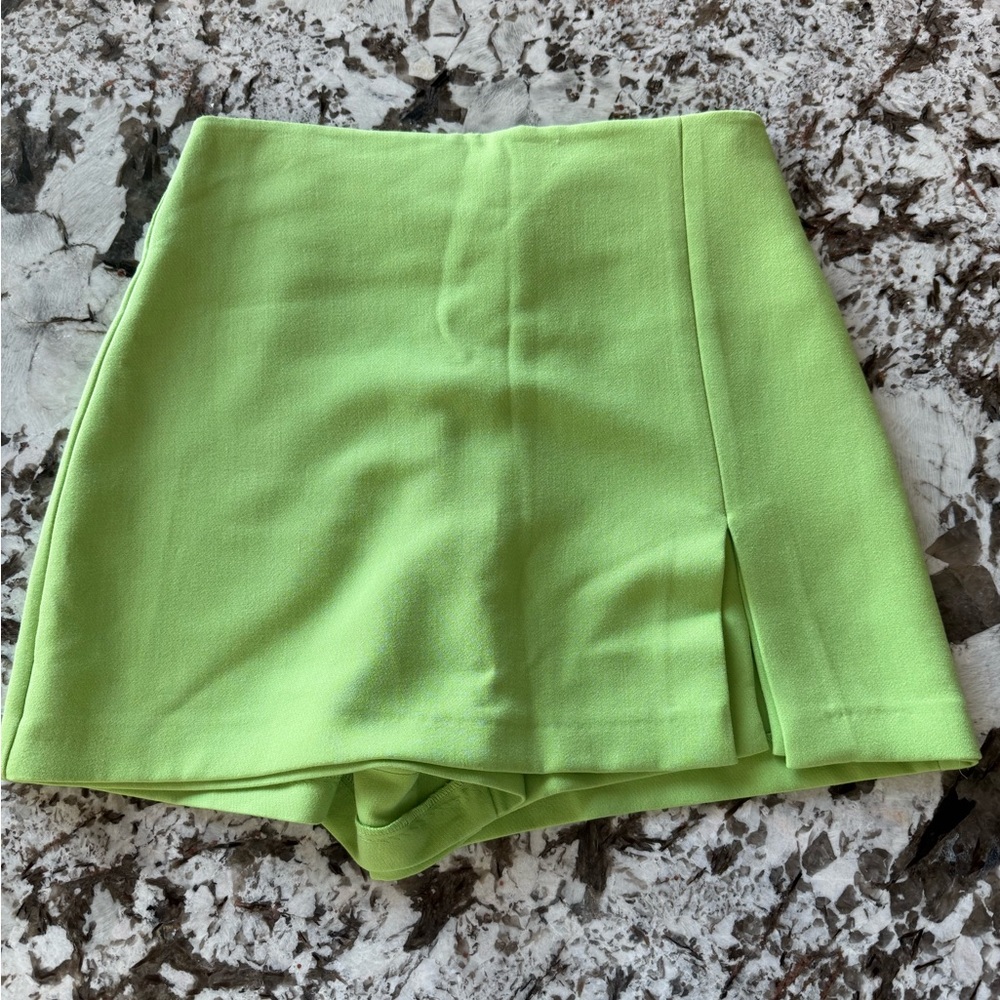 Zara Lime Green Skort